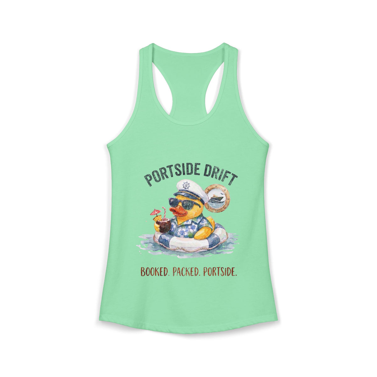 Racerback Tank - Booked Packed Portside