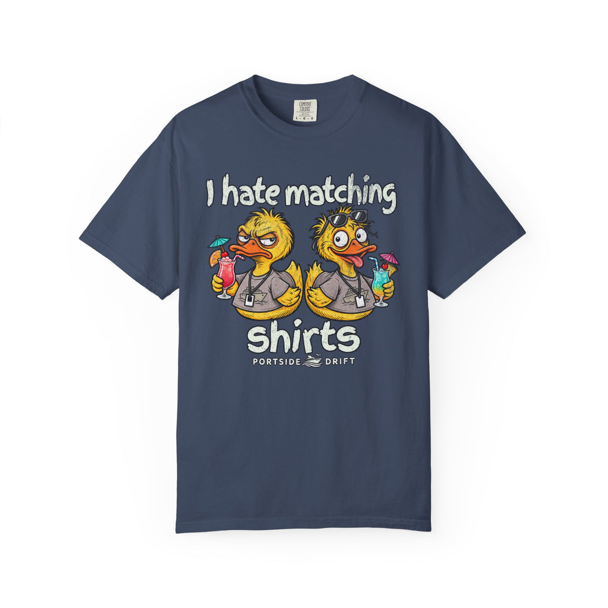 I hate matching shirts