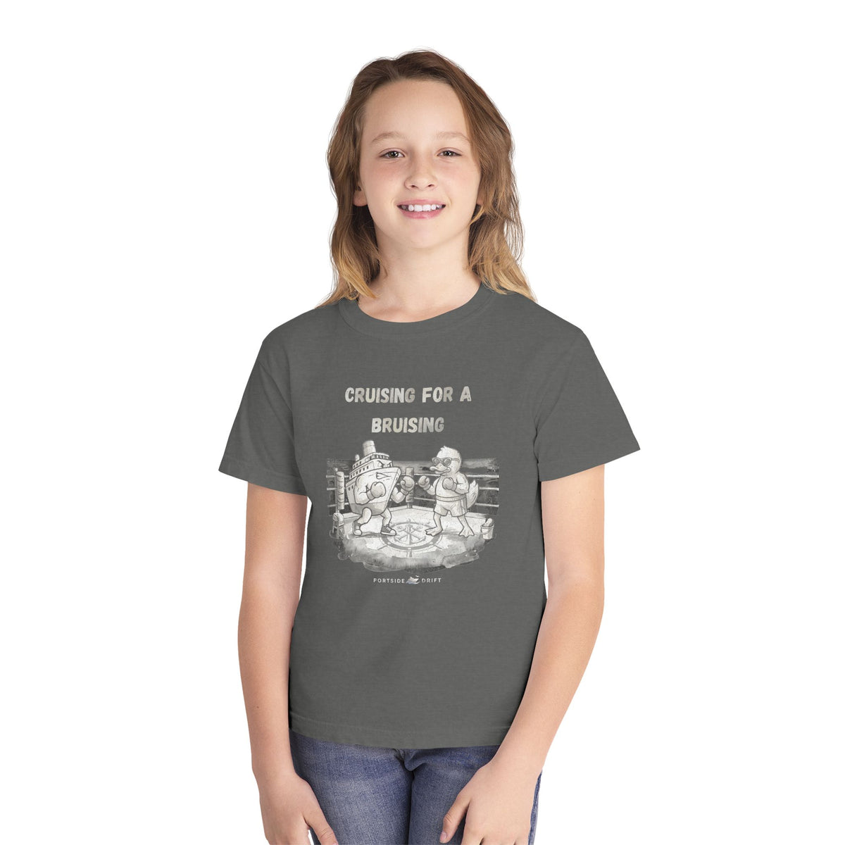 Youth Tee — Cruising for a Bruising