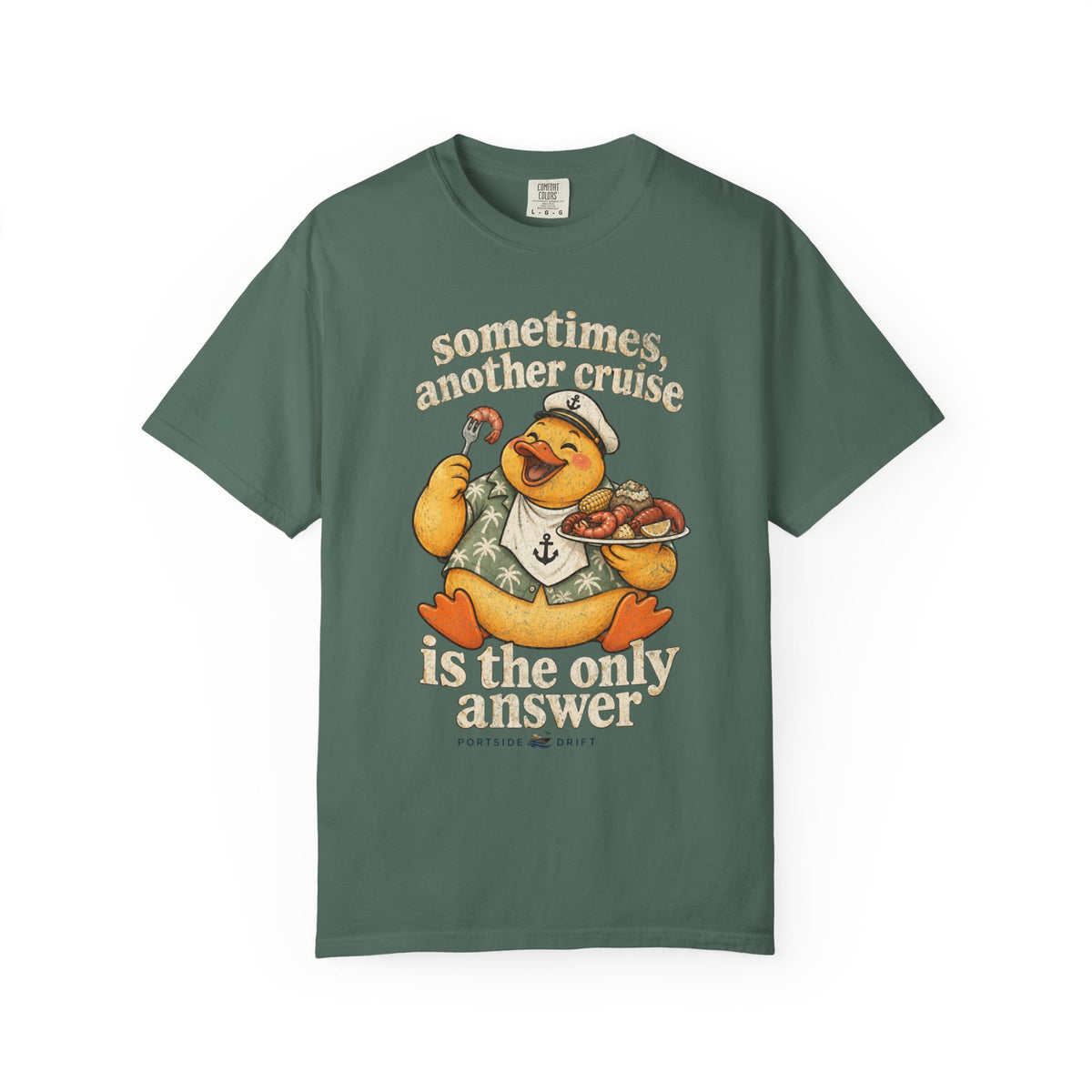 Nautical Duck With Shrimp