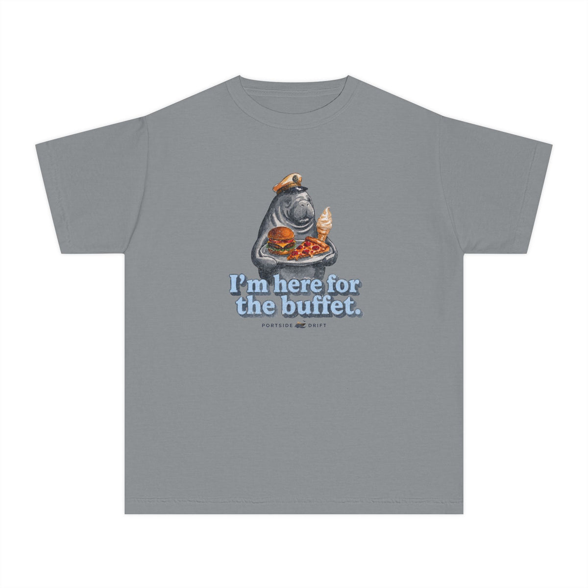 Youth Tee — I'm here for the buffet