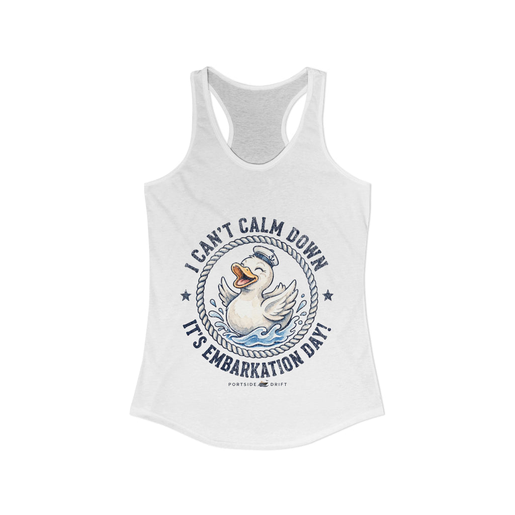 Racerback Tank - I can't Calm Down