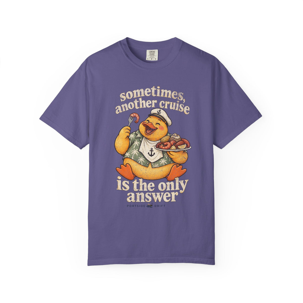 Nautical Duck With Shrimp