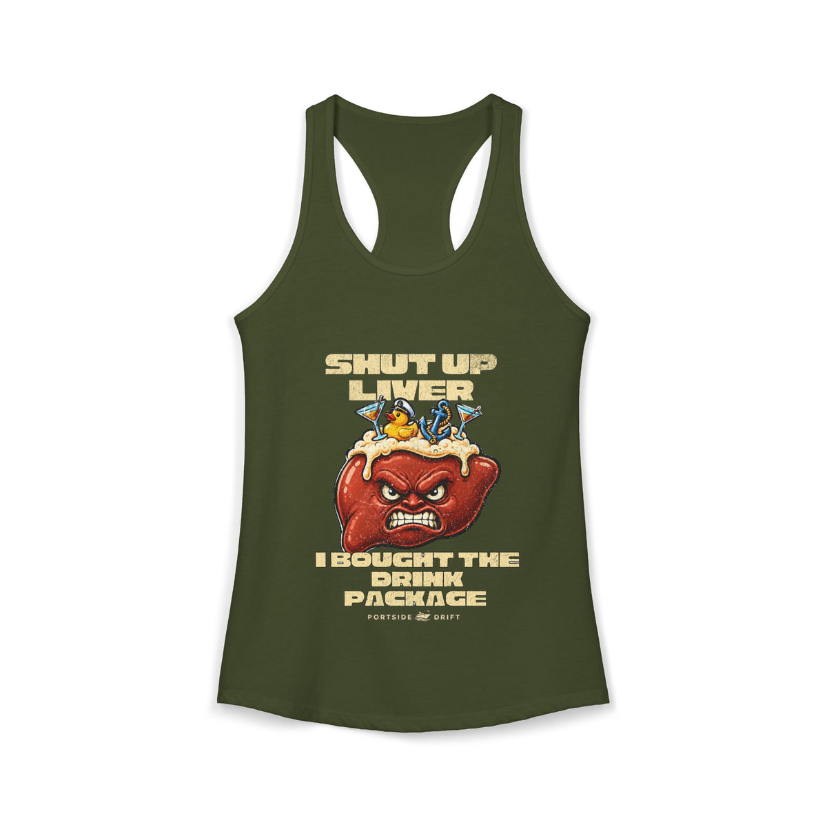 Racerback Tank - Shut up Liver