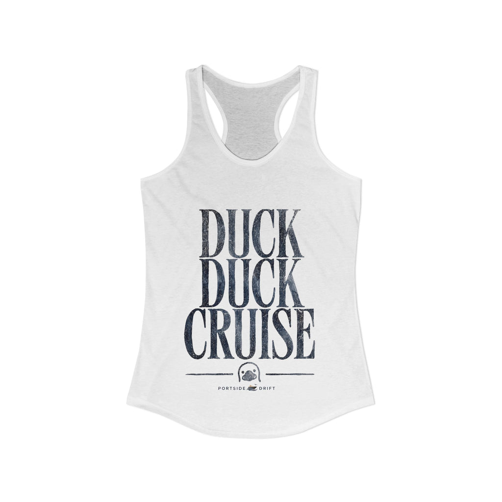 Racerback Tank - Duck Duck Cruise