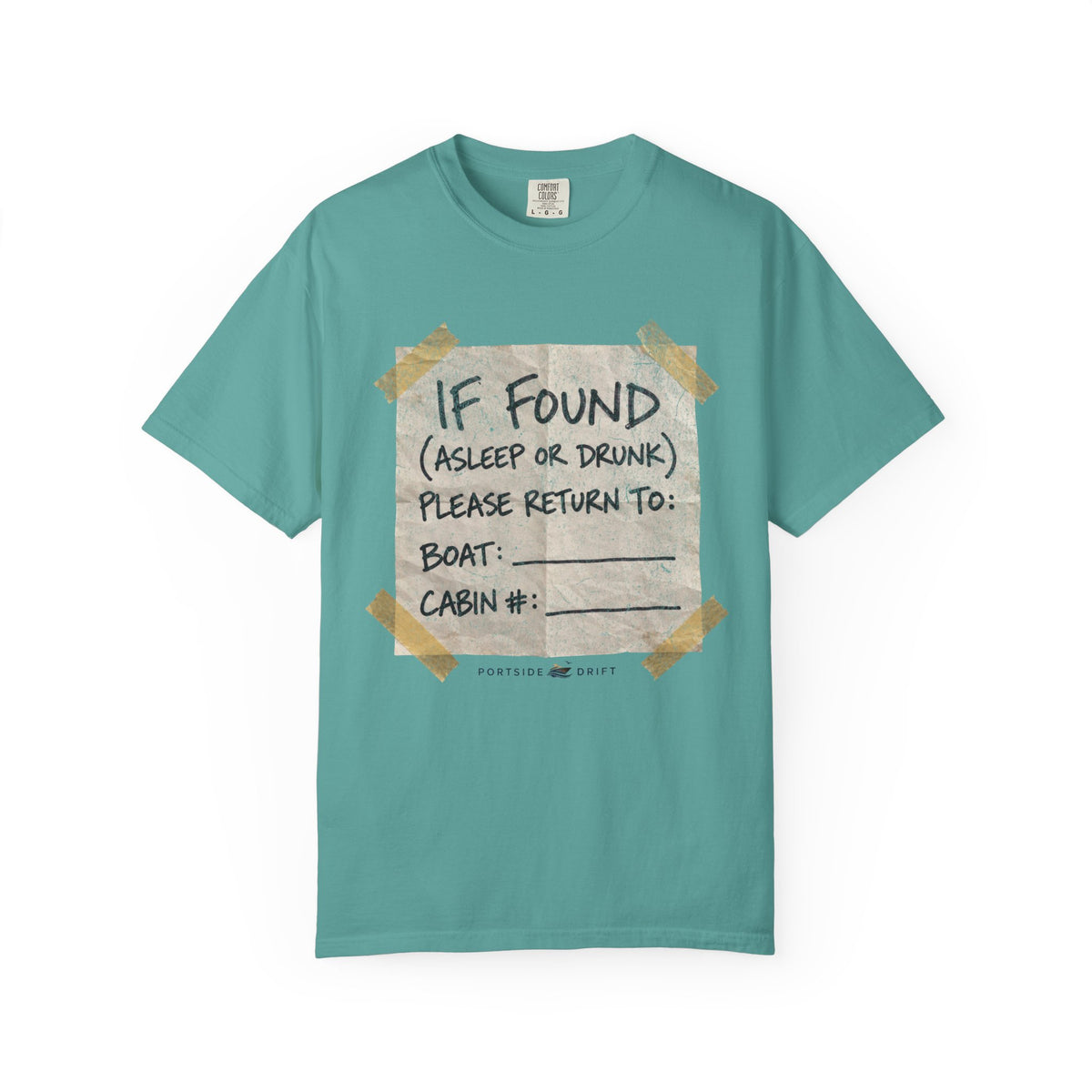 If Found Asleep or Drunk Please Return to