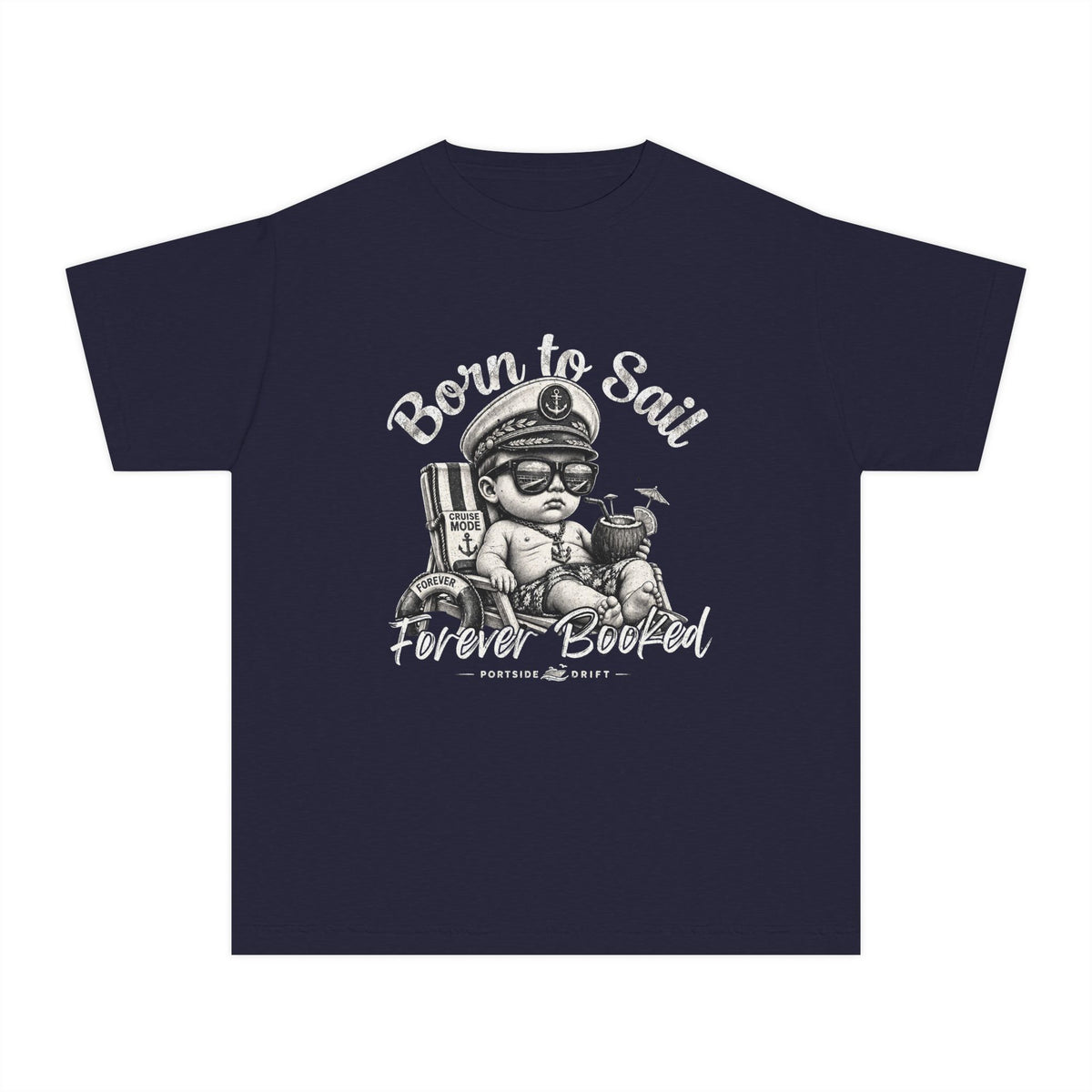 Youth Tee — Born to Sail