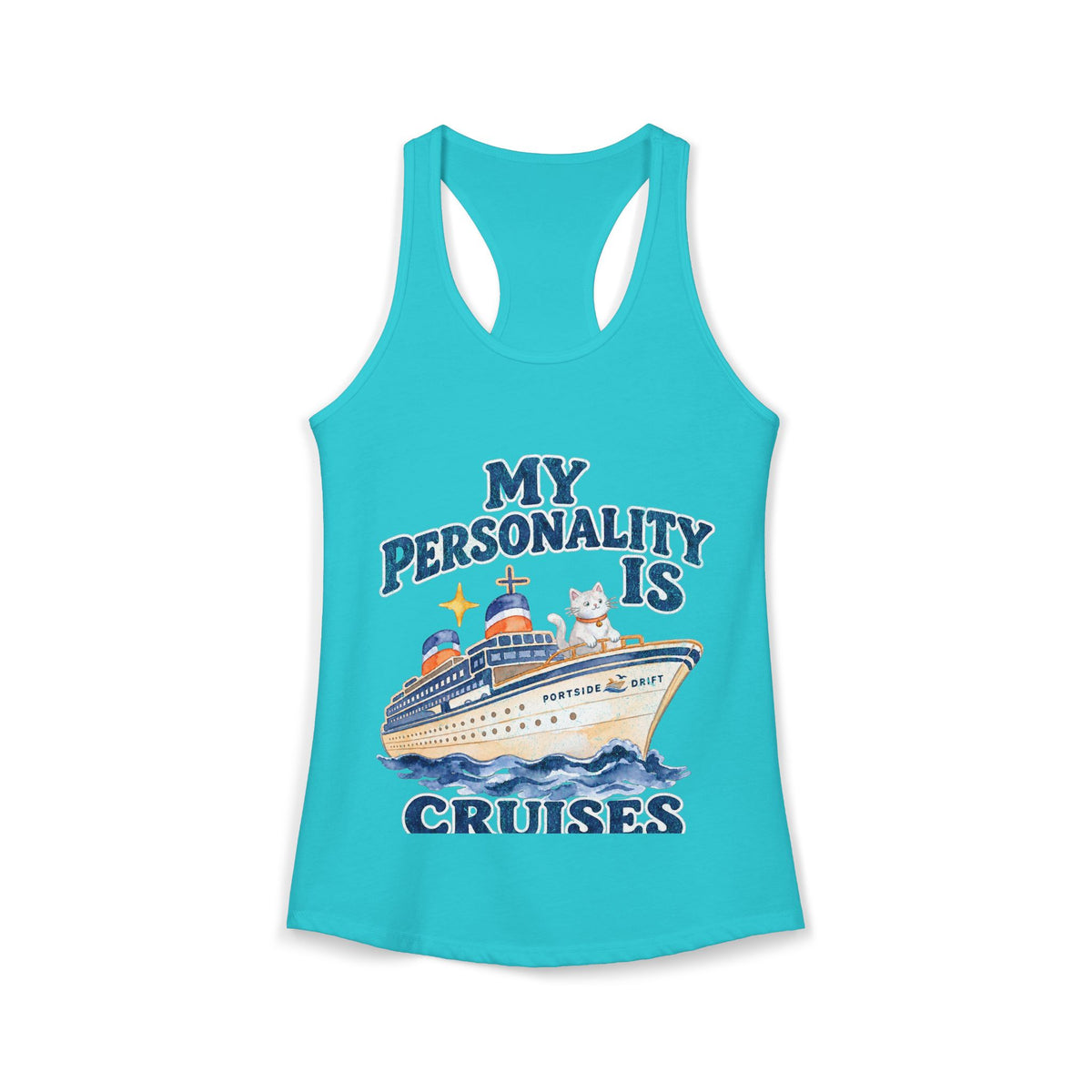 Racerback Tank - My Personality is Cruise