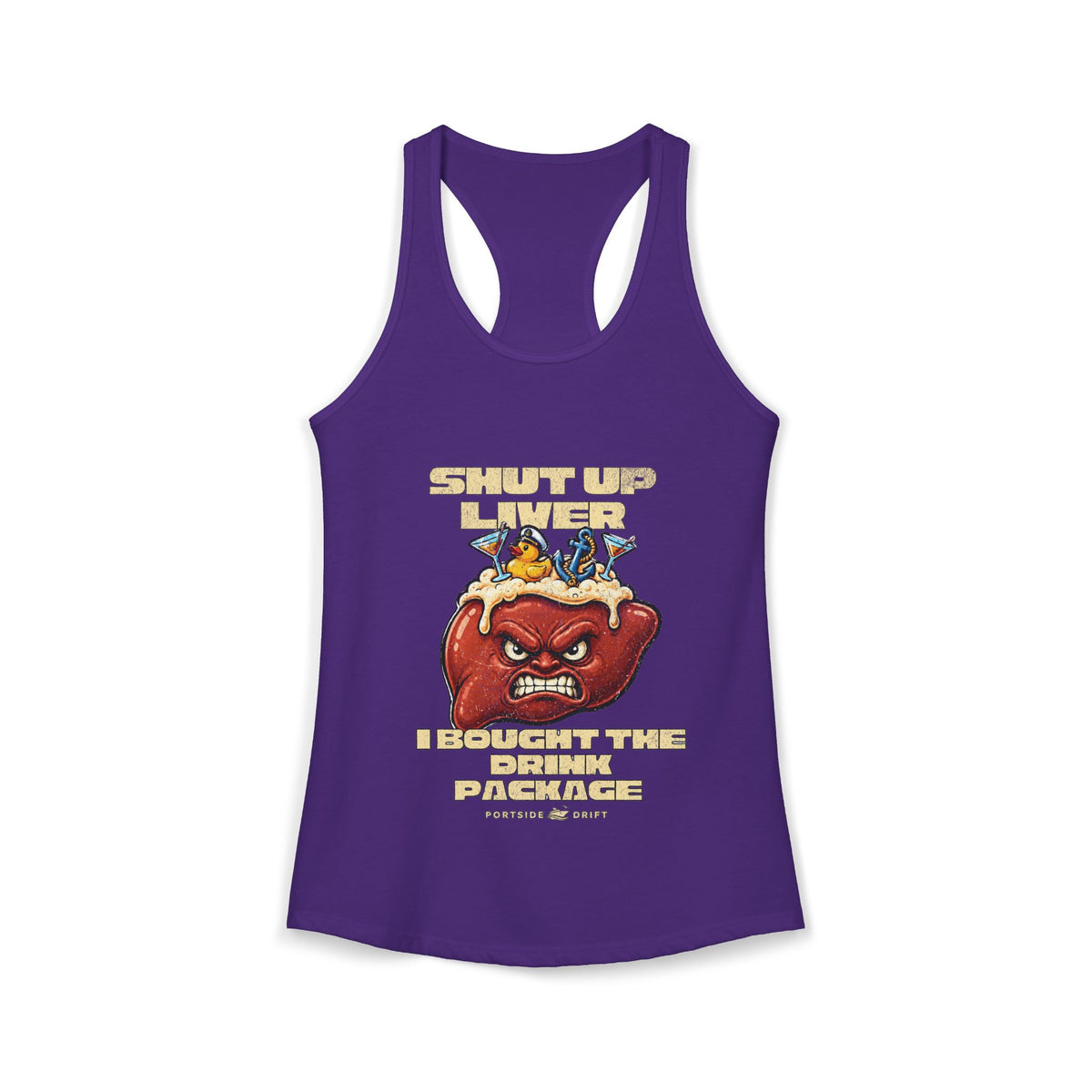 Racerback Tank - Shut up Liver