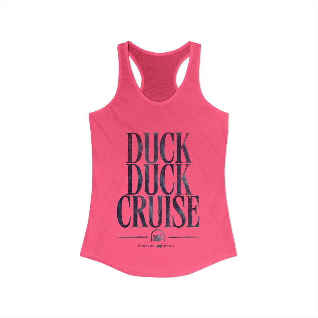 Racerback Tank - Duck Duck Cruise