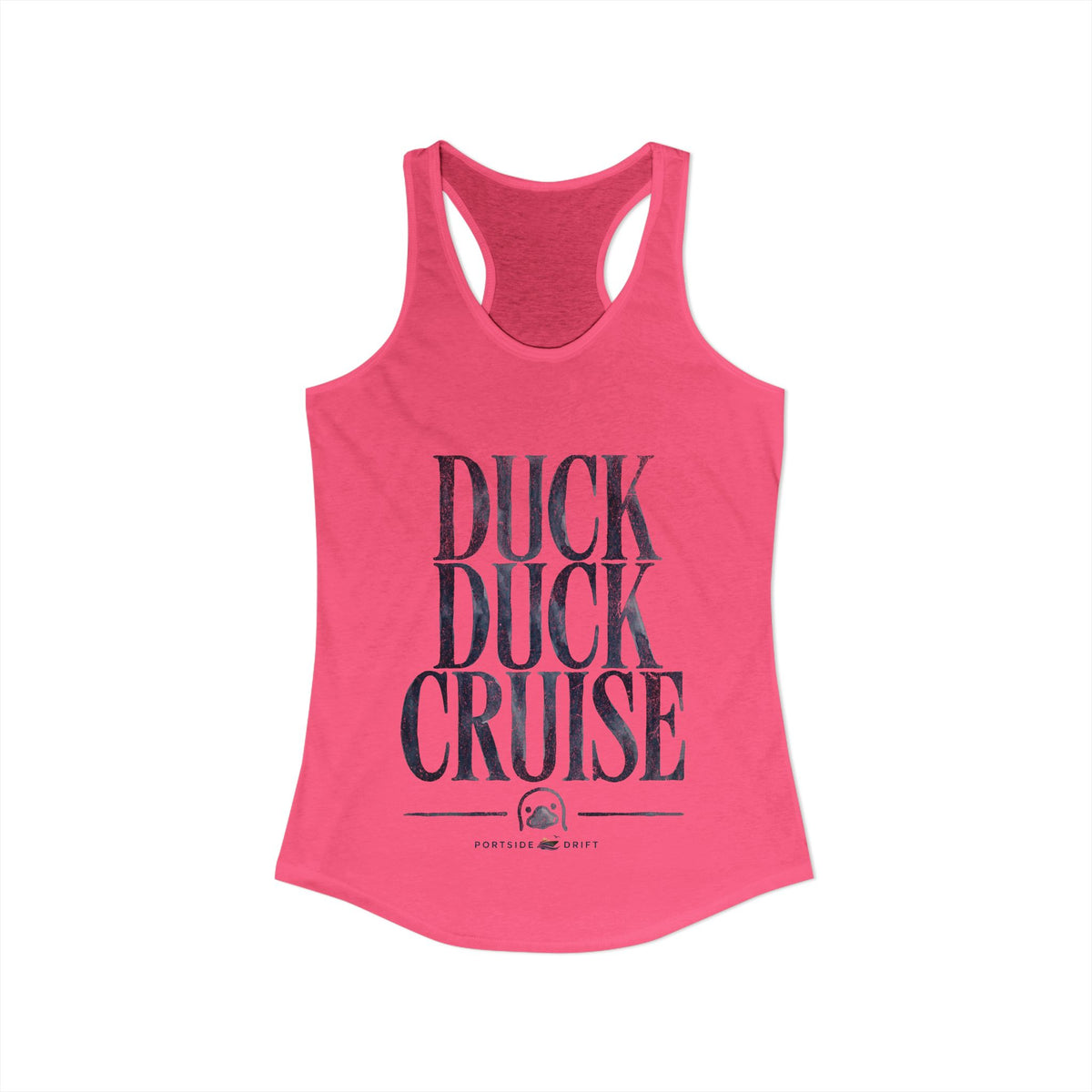 Racerback Tank - Duck Duck Cruise