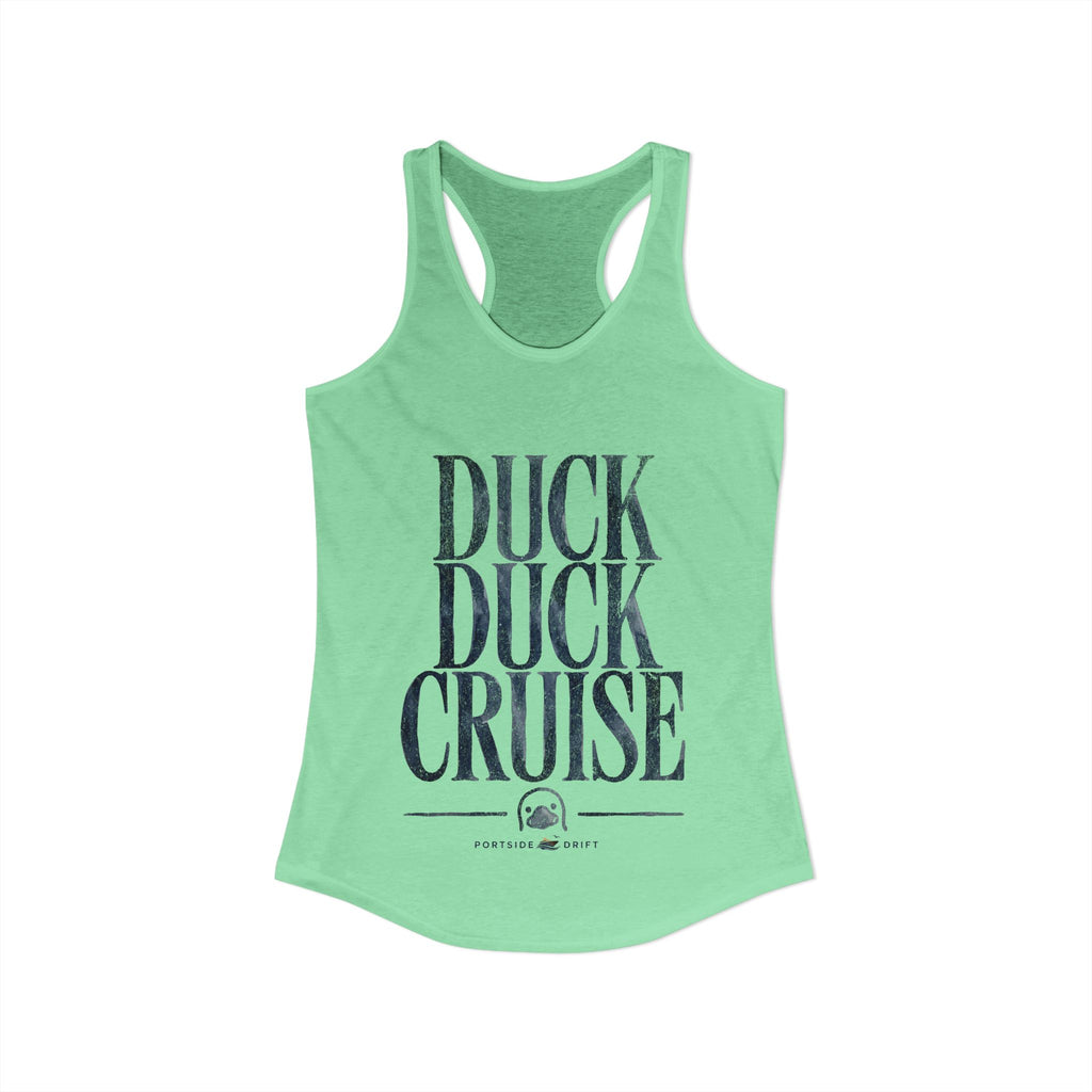 Racerback Tank - Duck Duck Cruise