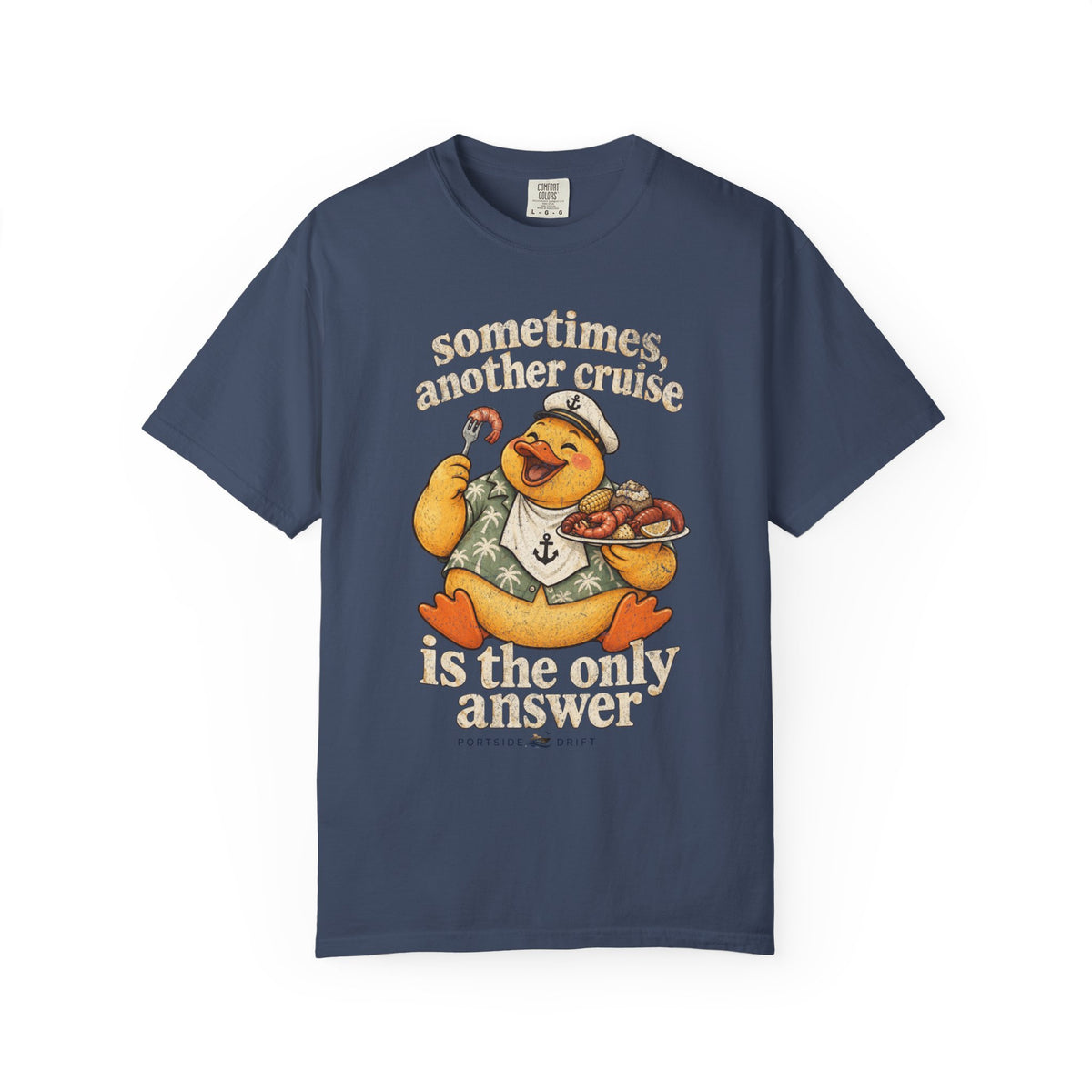 Nautical Duck With Shrimp